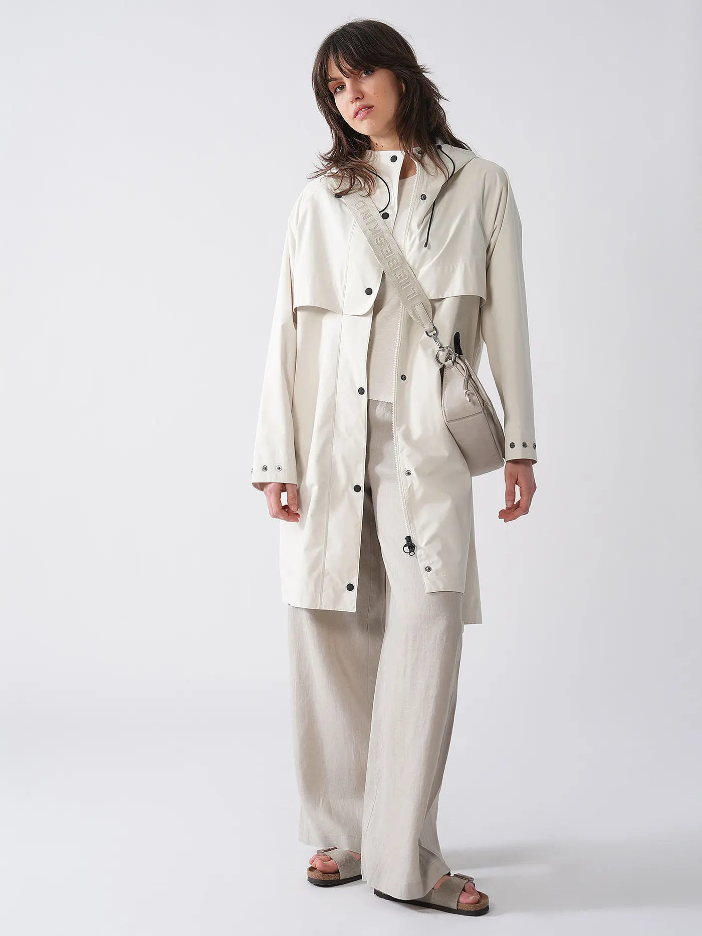 ECOALF | Leinenhose MOSSIALF | beige
